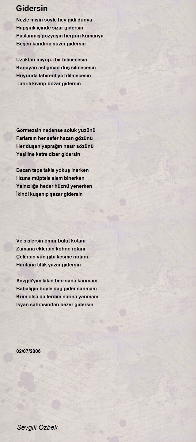 Sevgili Özbek