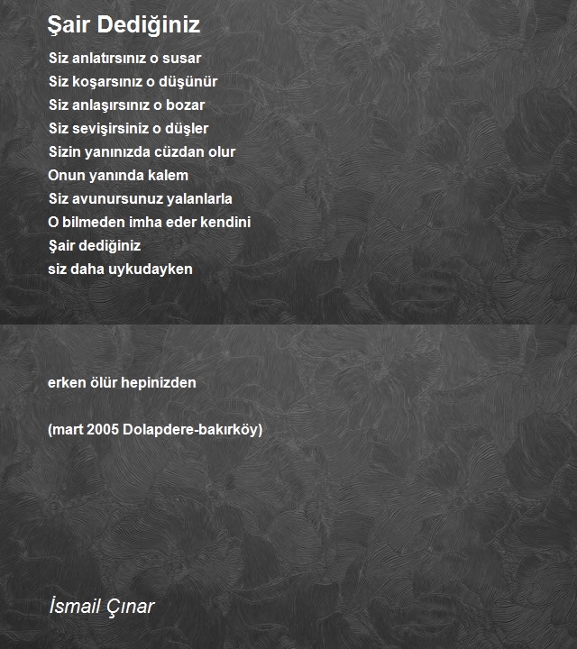İsmail Çınar
