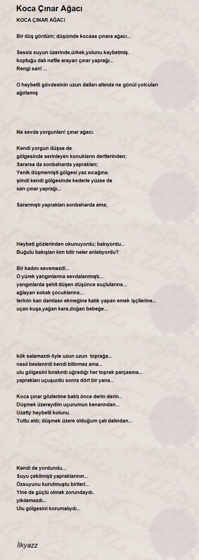 Şair İlkyazz
