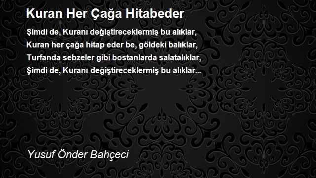 Yusuf Önder Bahçeci