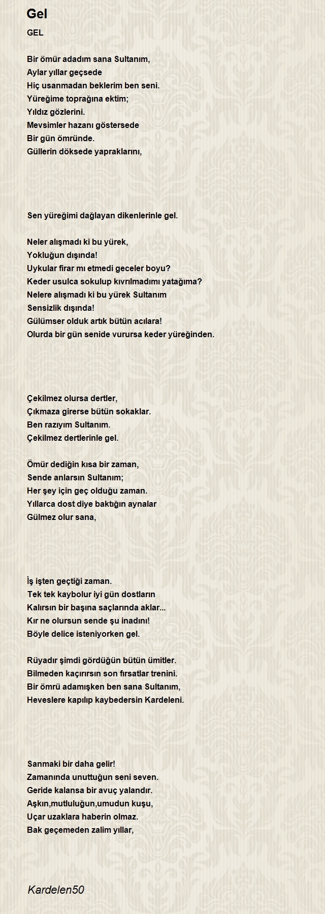 Şair Kardelen50