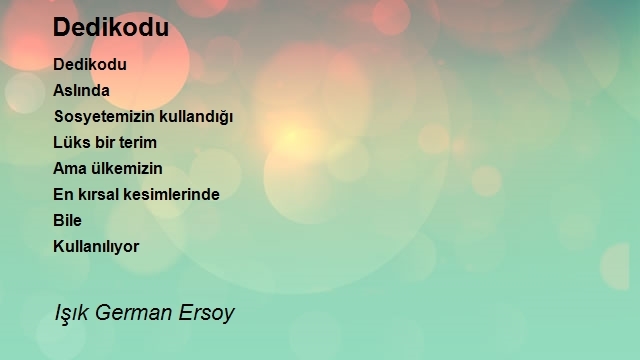 Işık German Ersoy