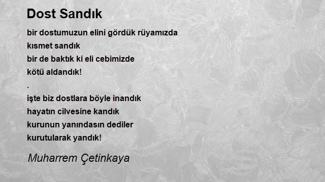 Muharrem Çetinkaya