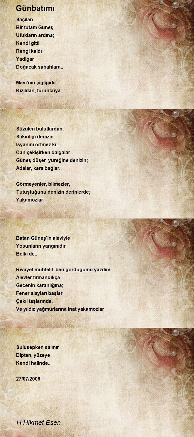 H Hikmet Esen