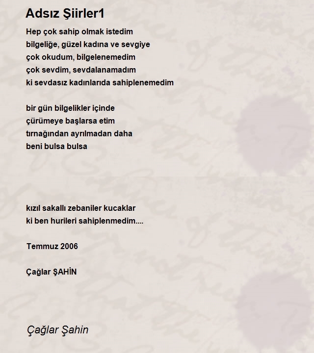 Çağlar Şahin