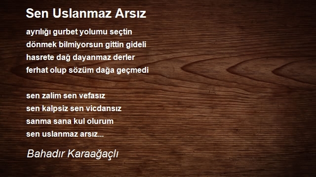 Bahadır Karaağaçlı