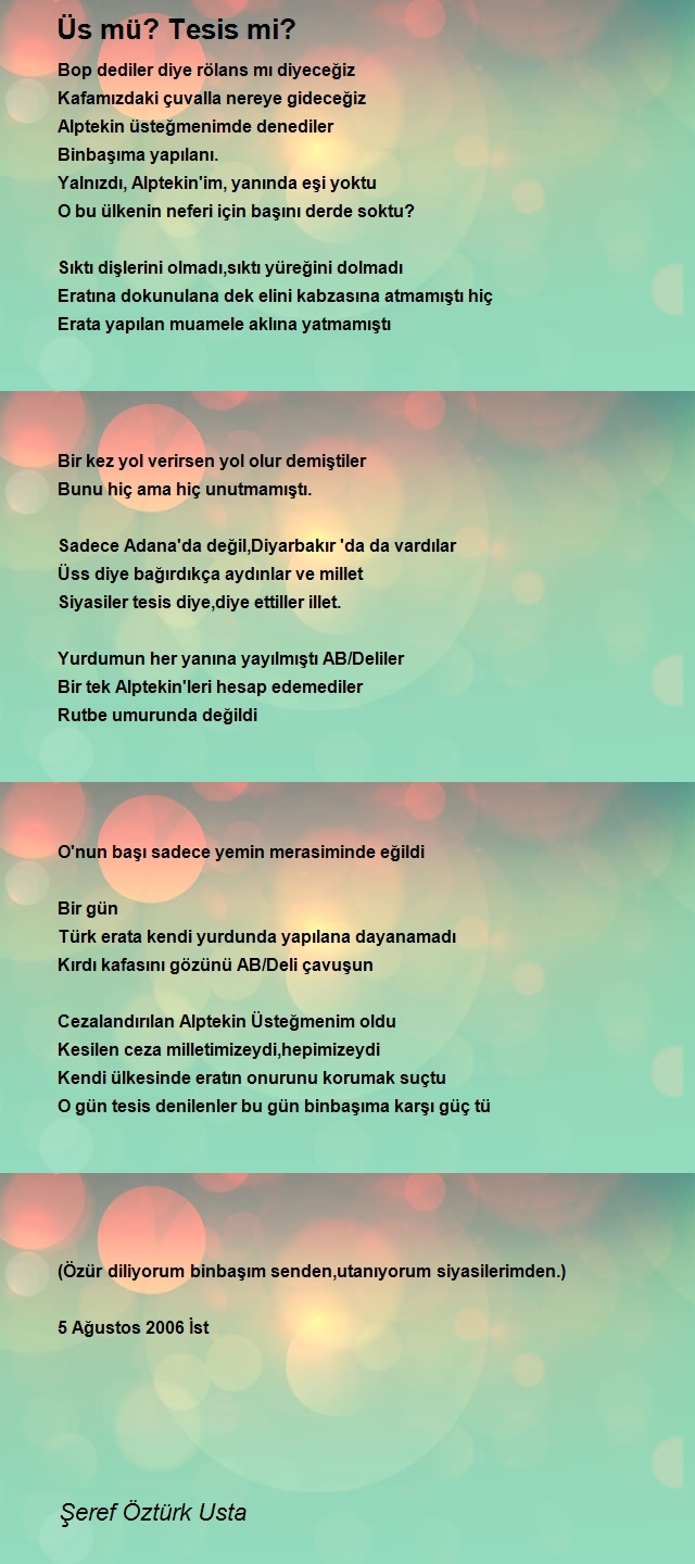 Şeref Öztürk Usta