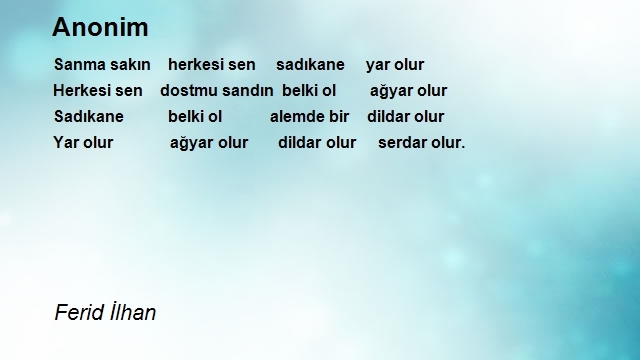 Ferid İlhan