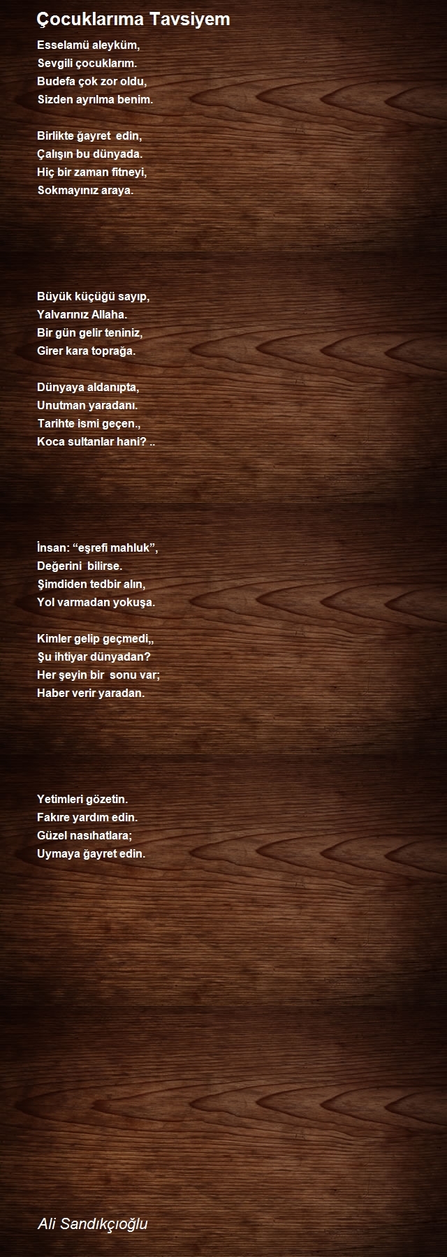 Ali Sandıkçıoğlu