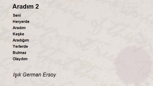 Işık German Ersoy