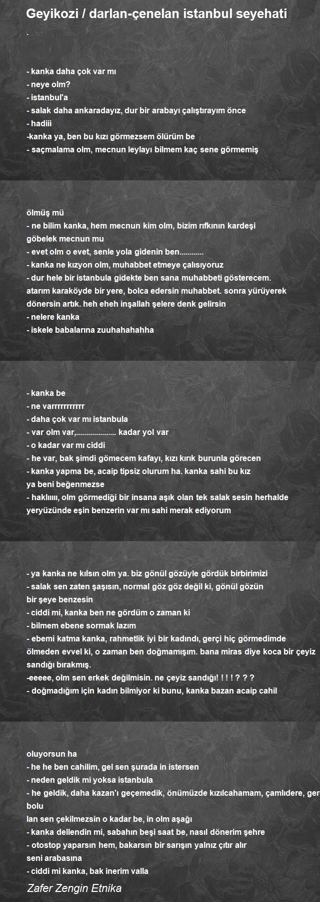 Zafer Zengin Etnika