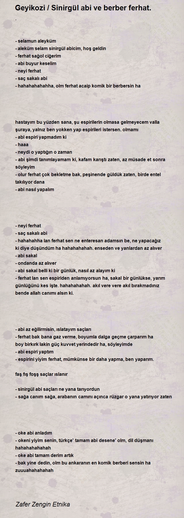 Zafer Zengin Etnika
