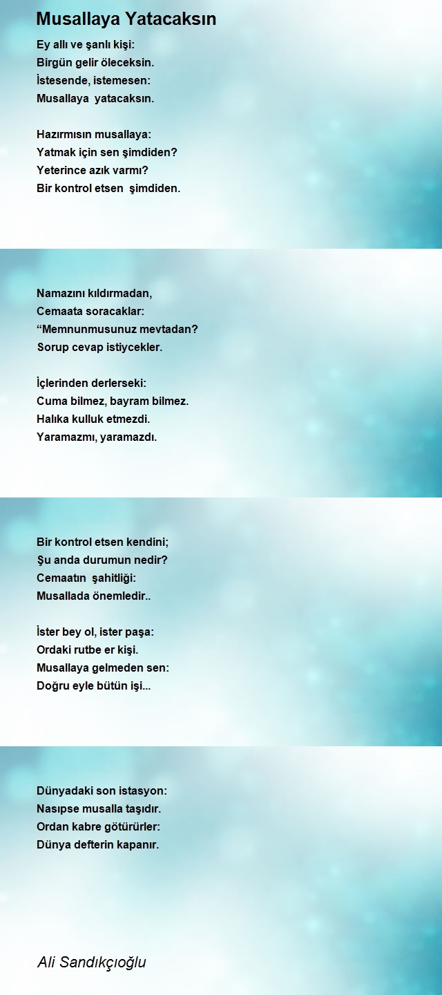 Ali Sandıkçıoğlu