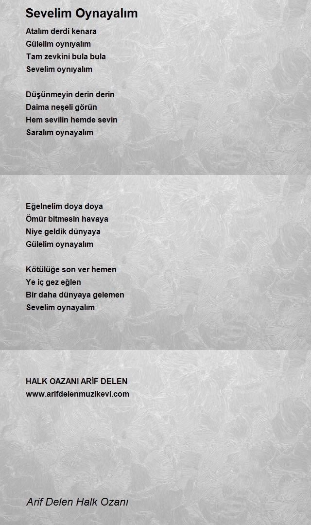 Arif Delen Halk Ozanı