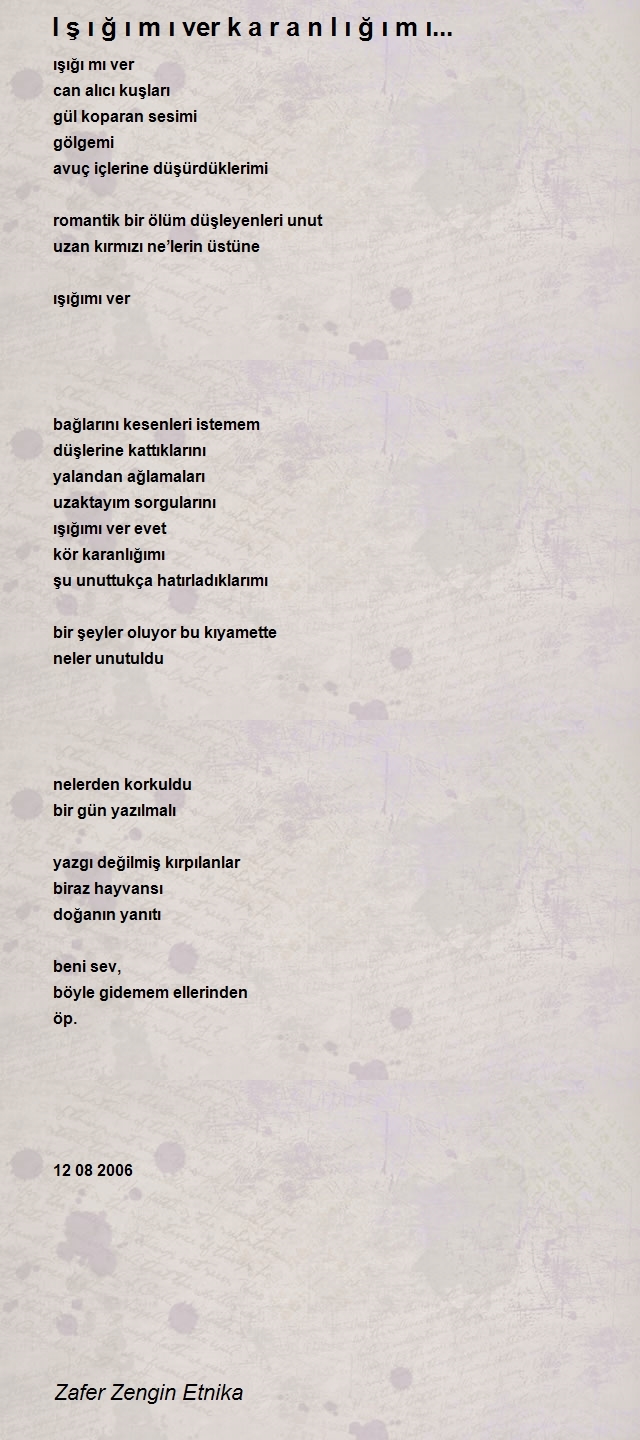 Zafer Zengin Etnika