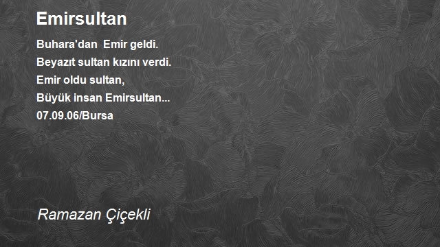 Ramazan Çiçekli