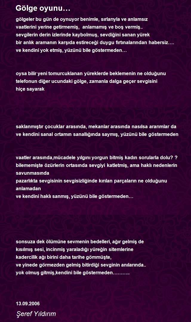 Şeref Yıldırım