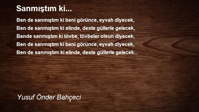 Yusuf Önder Bahçeci