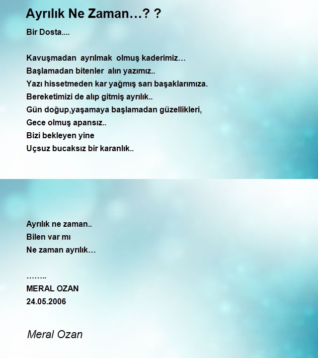Meral Ozan