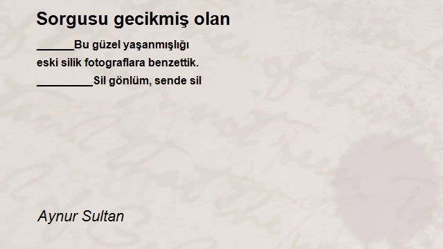Aynur Sultan