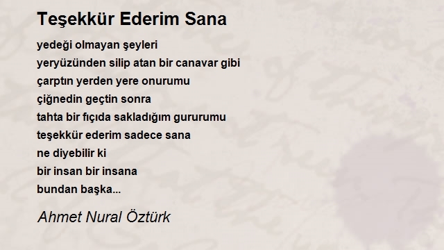Ahmet Nural Öztürk