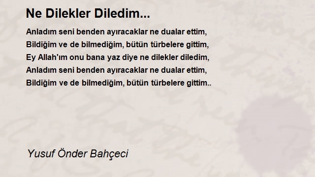 Yusuf Önder Bahçeci
