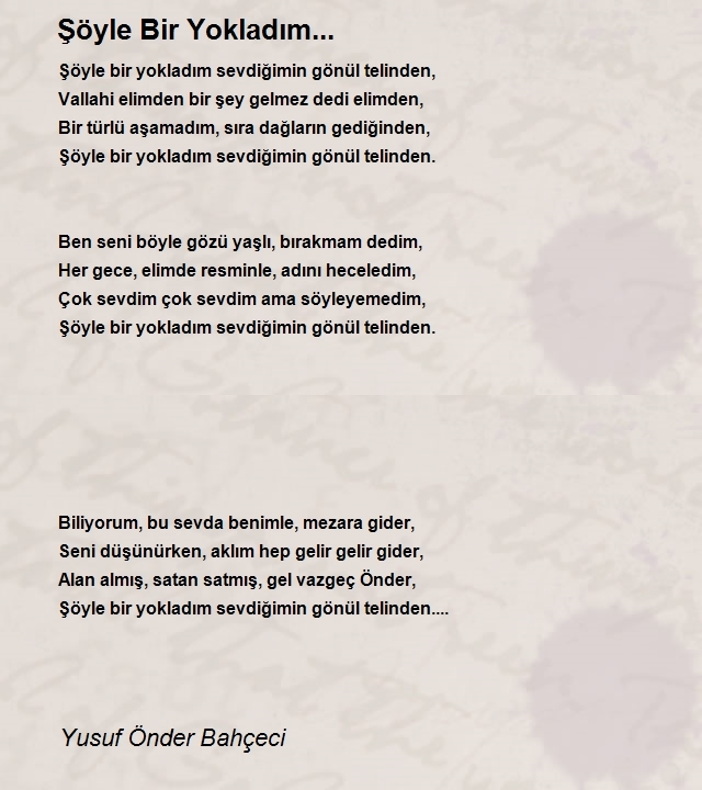 Yusuf Önder Bahçeci