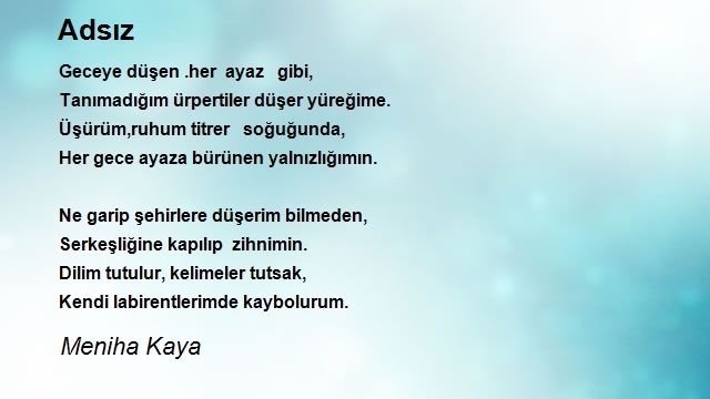 Meniha Kaya