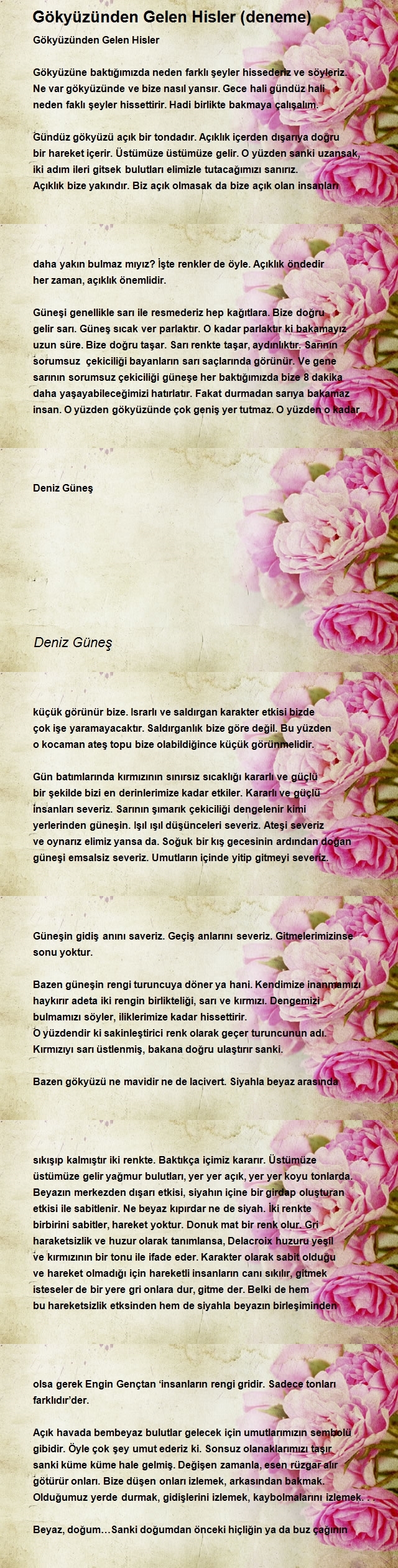 Deniz Güneş