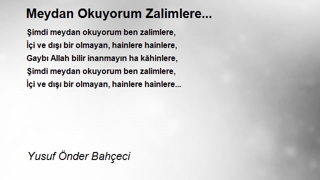 Yusuf Önder Bahçeci