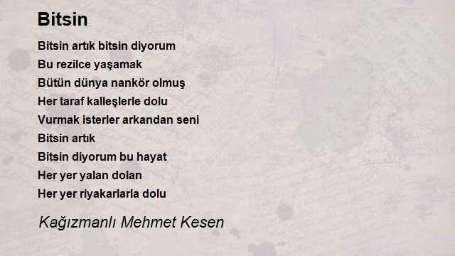 Kağızmanlı Mehmet Kesen
