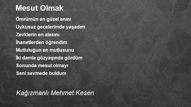 Kağızmanlı Mehmet Kesen