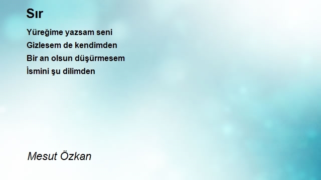 Mesut Özkan