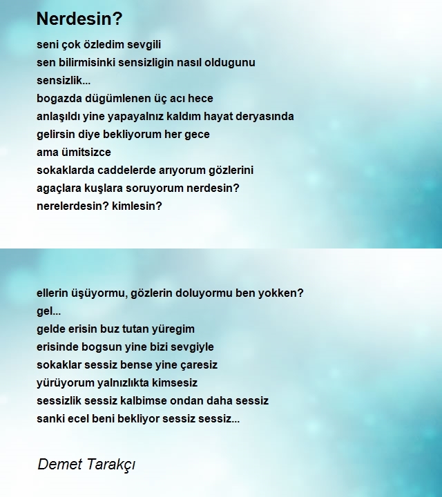 Demet Tarakçı