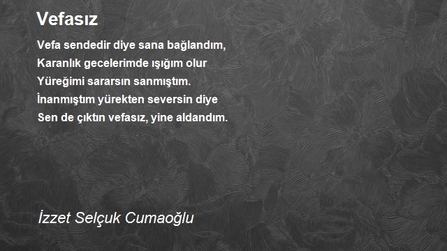 İzzet Selçuk Cumaoğlu