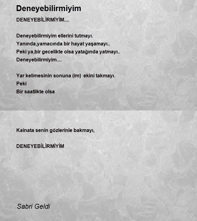 Sabri Geldi