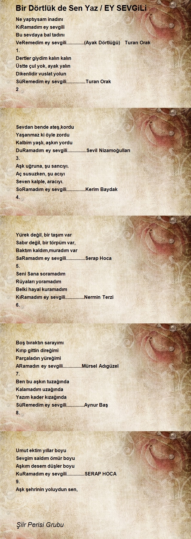 Şiir Perisi Grubu