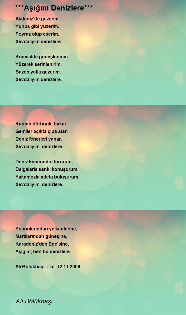 Ali Bölükbaşı