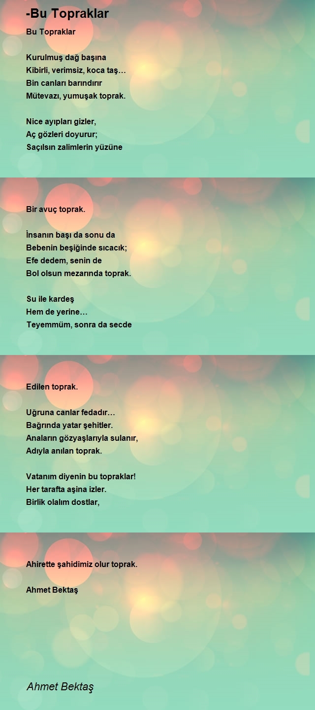 Ahmet Bektaş
