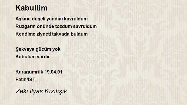 Zeki İlyas Kızılışık