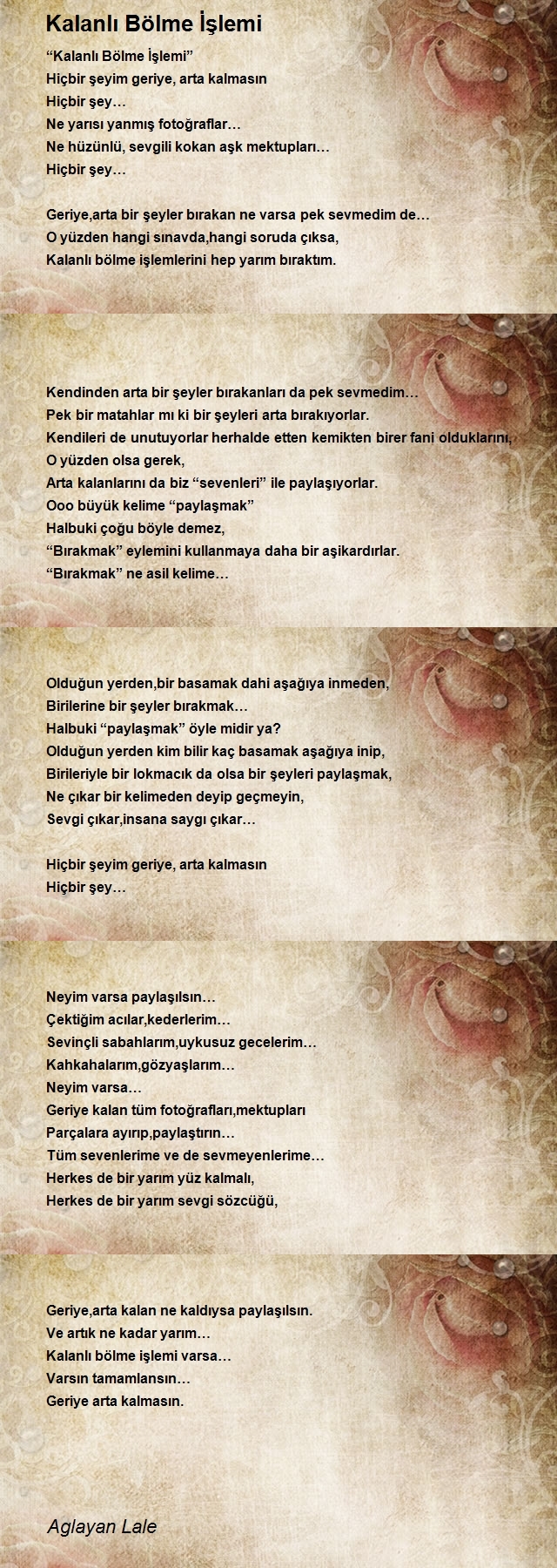 Aglayan Lale