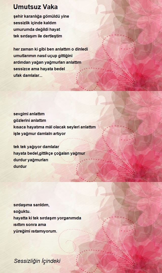 Sessizliğin İçindeki