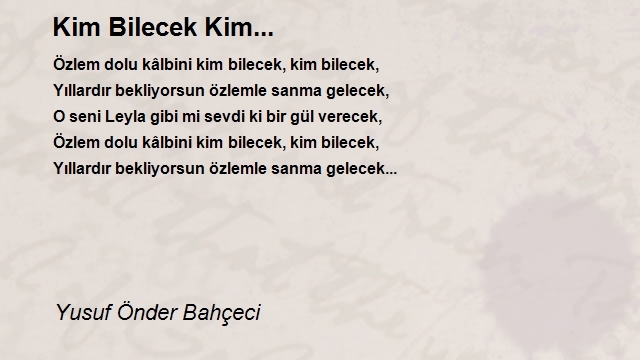 Yusuf Önder Bahçeci