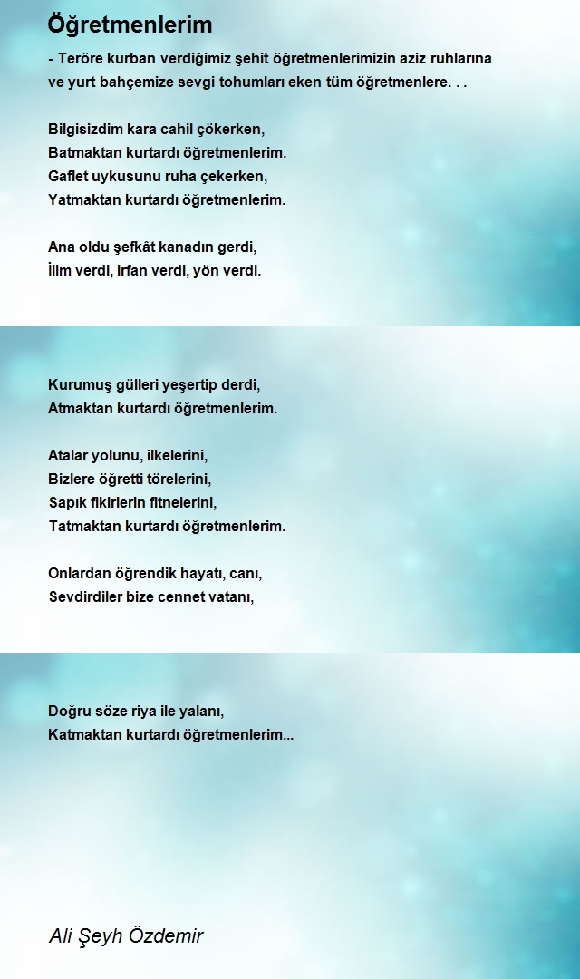 Ali Şeyh Özdemir