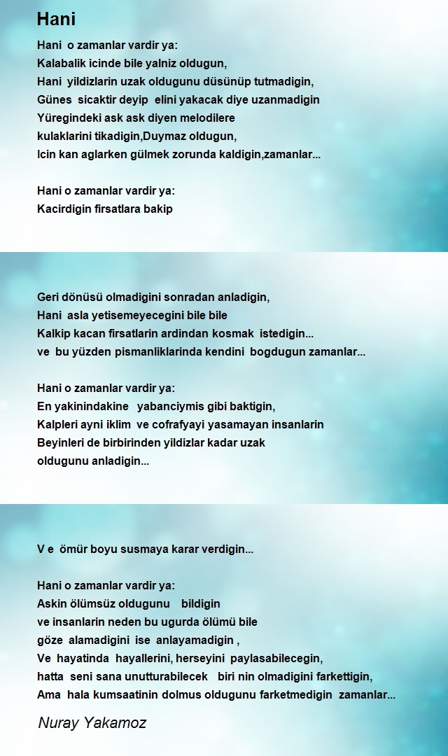 Nuray Yakamoz