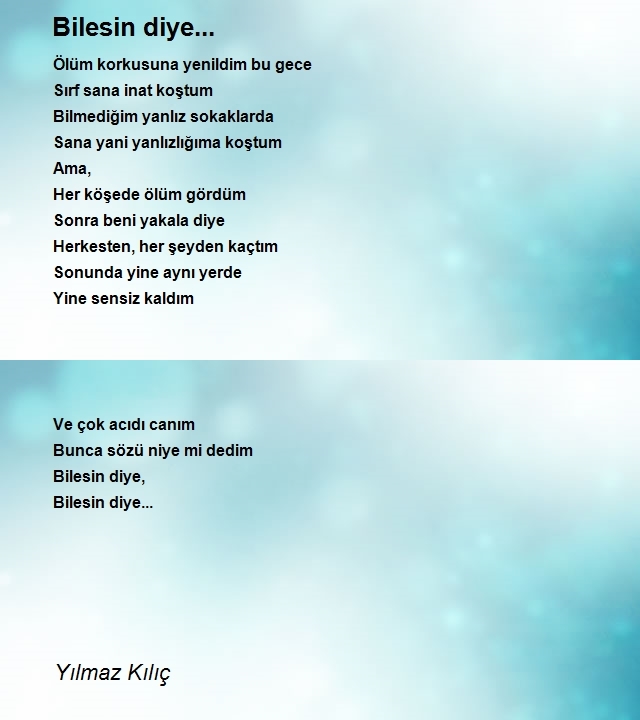 Yılmaz Kılıç