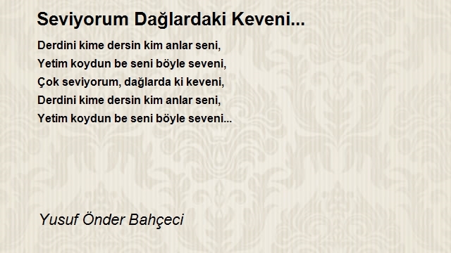 Yusuf Önder Bahçeci