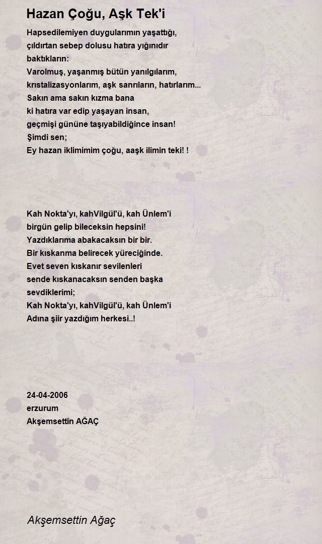 Akşemsettin Ağaç