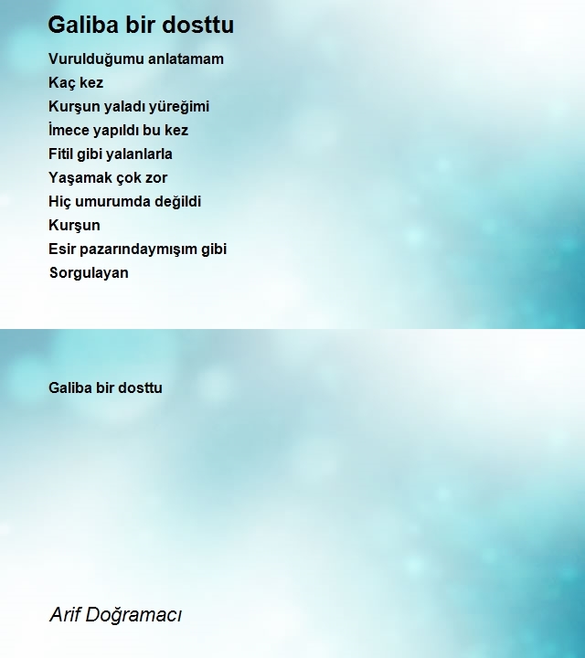 Arif Doğramacı