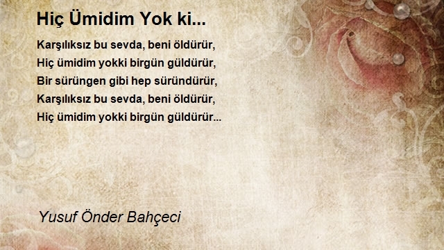 Yusuf Önder Bahçeci